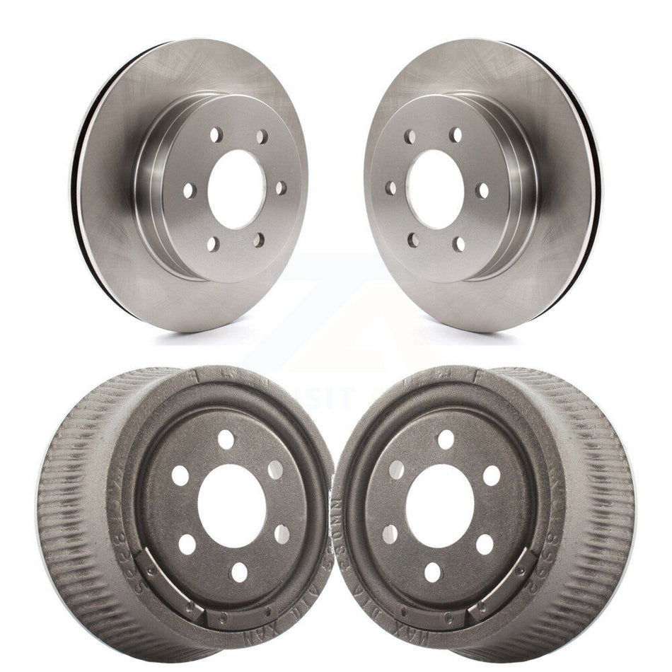 Front Rear Disc Brake Rotors Drums Kit For 1997-2002 Dodge Dakota With 9" Diameter Drum K8-101969