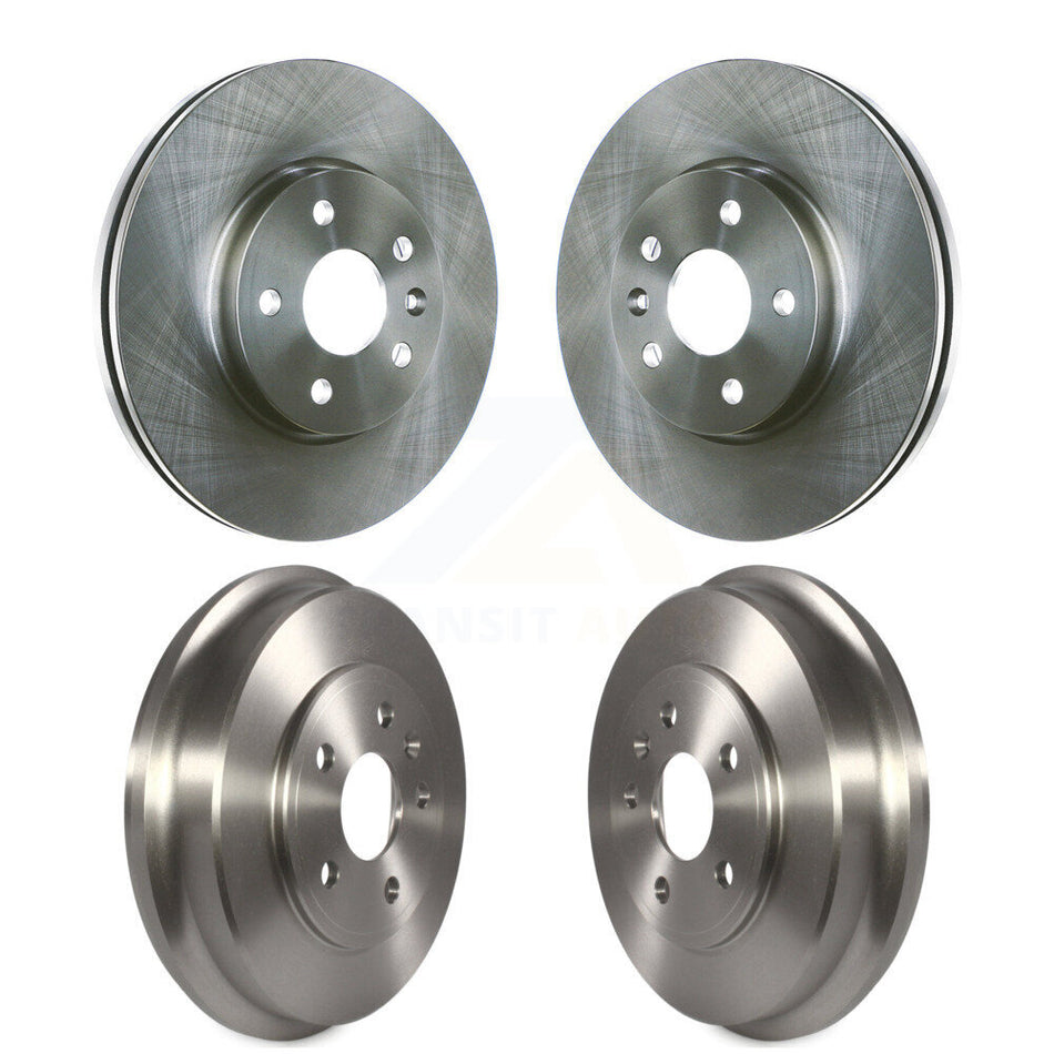 Front Rear Disc Brake Rotors Drums Kit For Chevrolet Sonic K8-101970