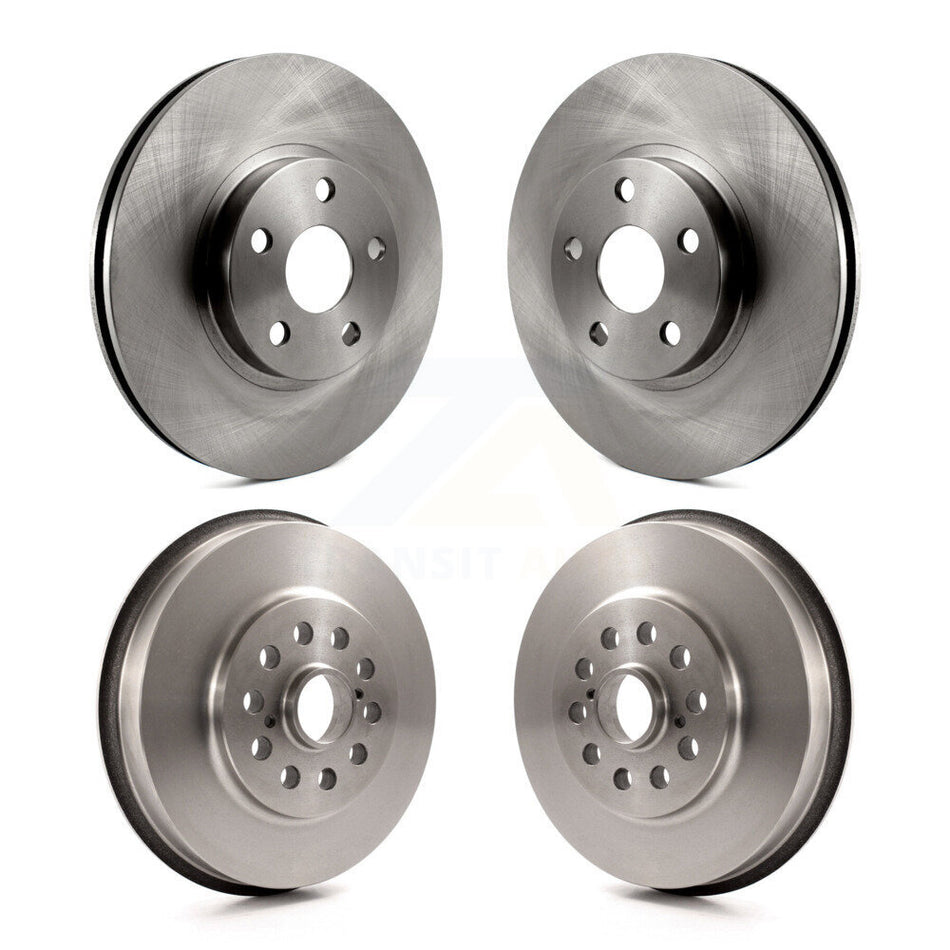 Front Rear Disc Brake Rotors Drums Kit For 2003-2006 Toyota Matrix Pontiac Vibe AWD K8-101972