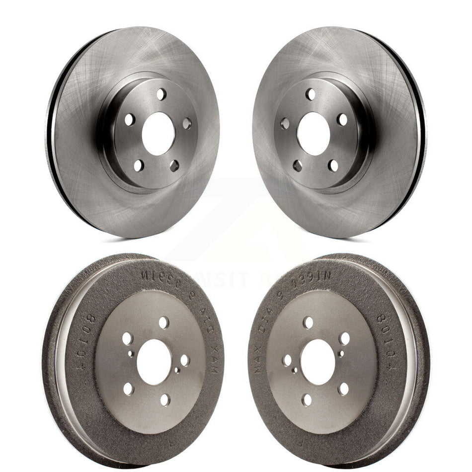 Front Rear Disc Brake Rotors Drums Kit For Toyota Matrix Pontiac Vibe K8-101973