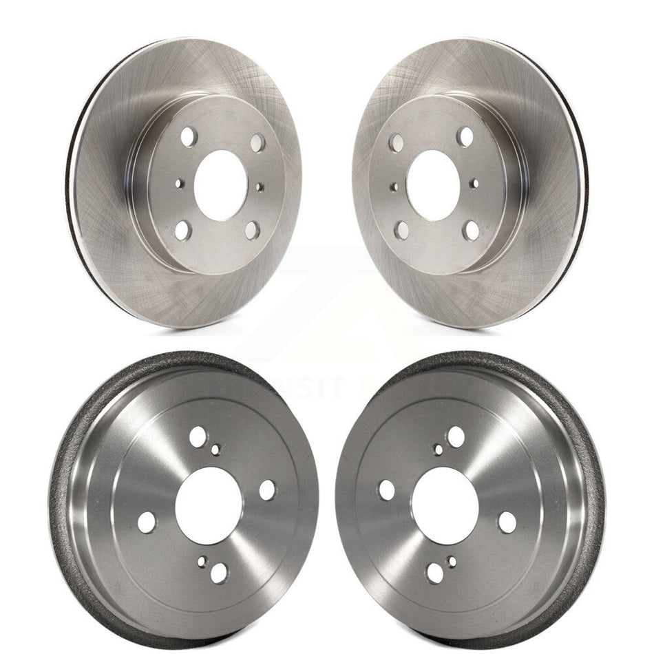 Front Rear Disc Brake Rotors Drums Kit For 2000 Toyota Echo To 08 00 K8-101978
