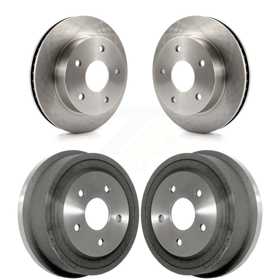 Front Rear Disc Brake Rotors Drums Kit For 2000-2001 Dodge Ram 1500 4WD K8-101980