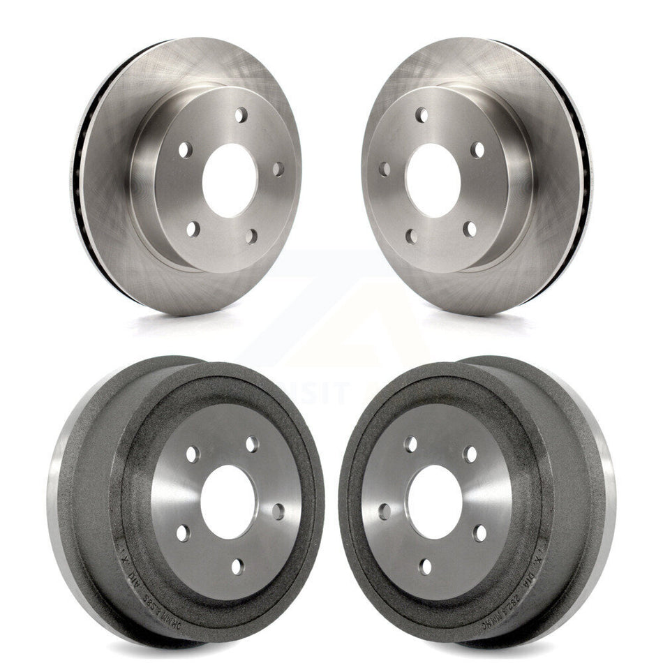 Front Rear Disc Brake Rotors Drums Kit For 2000-2001 Dodge Ram 1500 4WD K8-101980