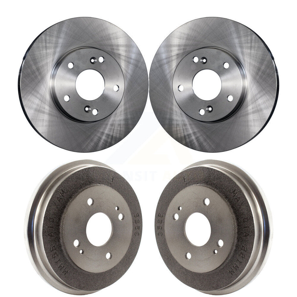 Front Rear Disc Brake Rotors Drums Kit For 1998-2002 Honda Accord 3.0L K8-101985