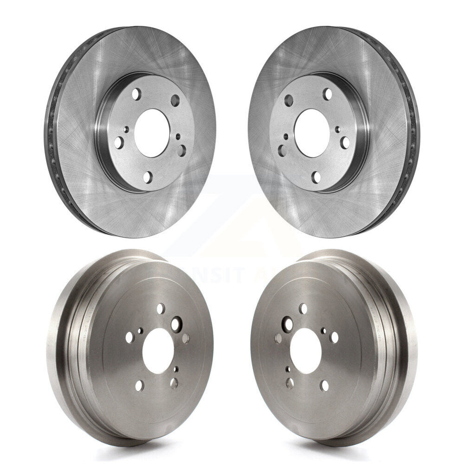Front Rear Disc Brake Rotors Drums Kit For Toyota Camry K8-101991