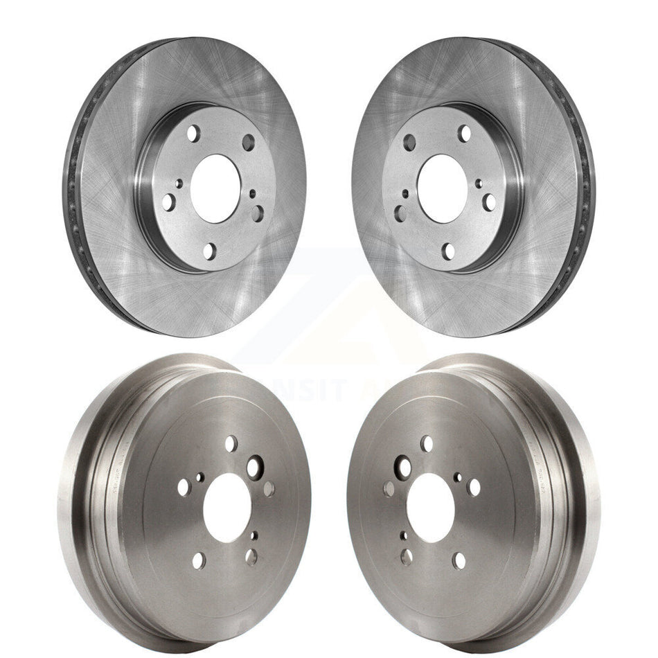 Front Rear Disc Brake Rotors Drums Kit For Toyota Camry K8-101991