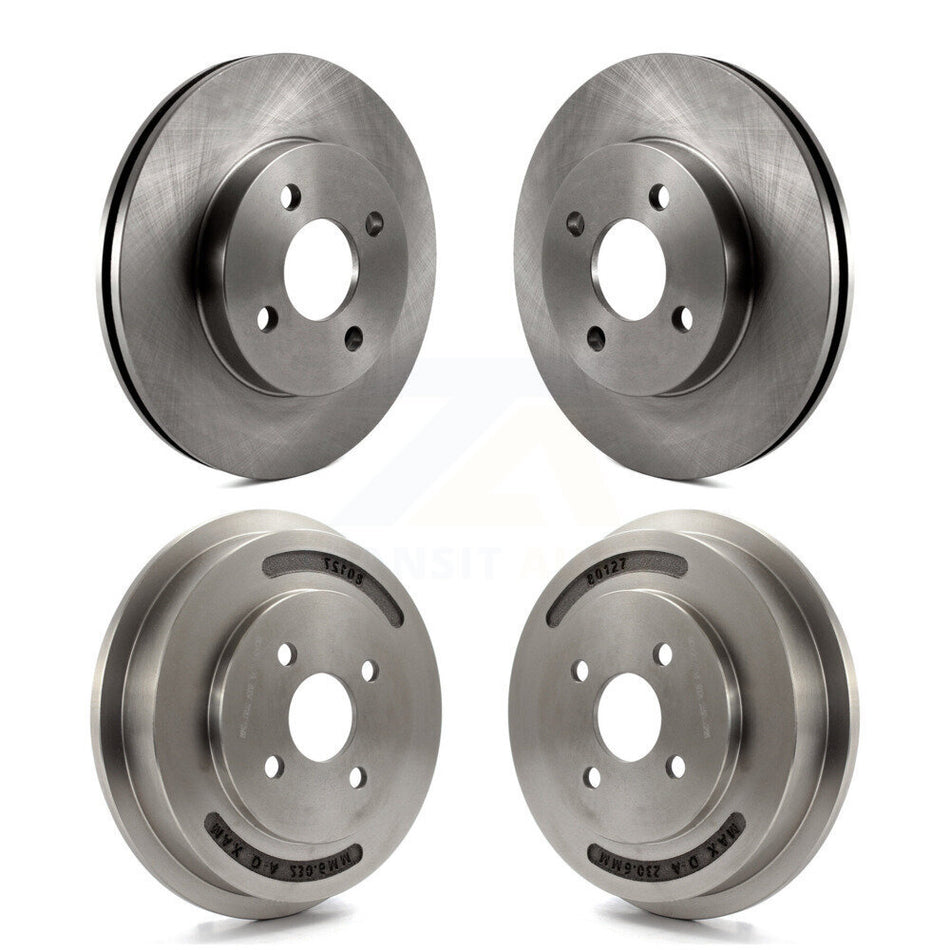 Front Rear Disc Brake Rotors Drums Kit For Chevrolet Cobalt Pontiac G5 K8-101994
