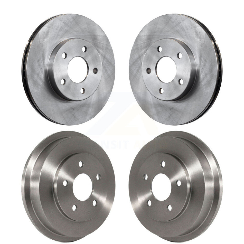 Front Rear Disc Brake Rotors Drums Kit For Chevrolet Cobalt Pontiac G5 K8-101995
