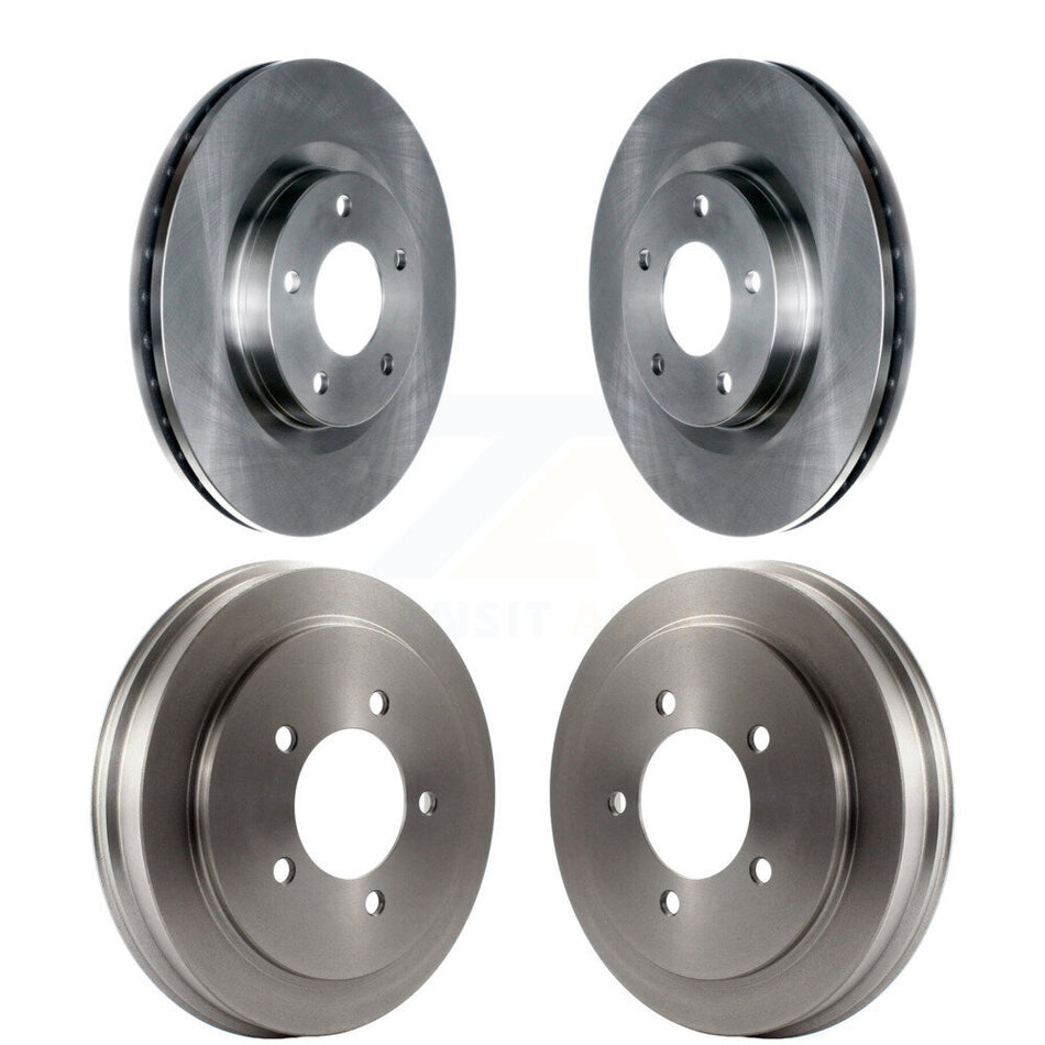 Front Rear Disc Brake Rotors Drums Kit For Jeep Patriot Compass Dodge Caliber Chrysler Sebring Avenger K8-101996
