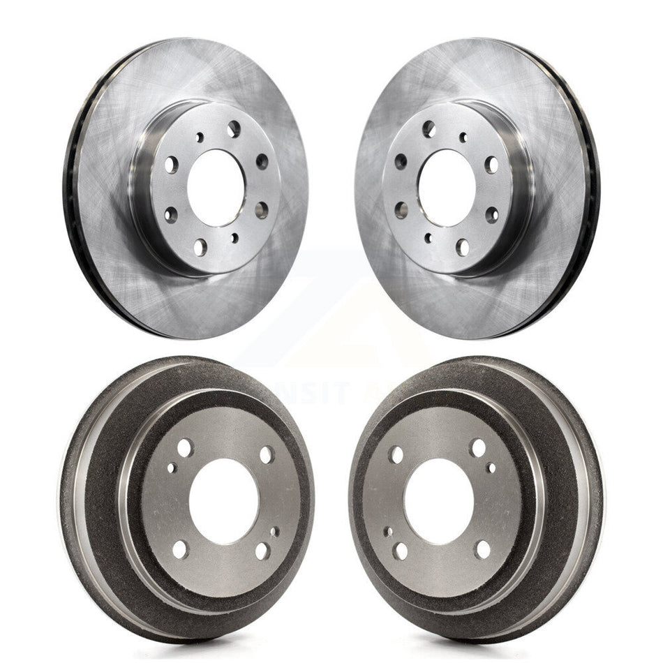 Front Rear Disc Brake Rotors Drums Kit For Honda Civic del Sol CRX K8-102000