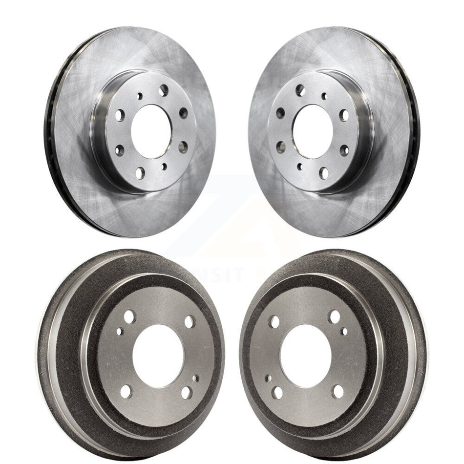 Front Rear Disc Brake Rotors Drums Kit For Honda Civic del Sol CRX K8-102000