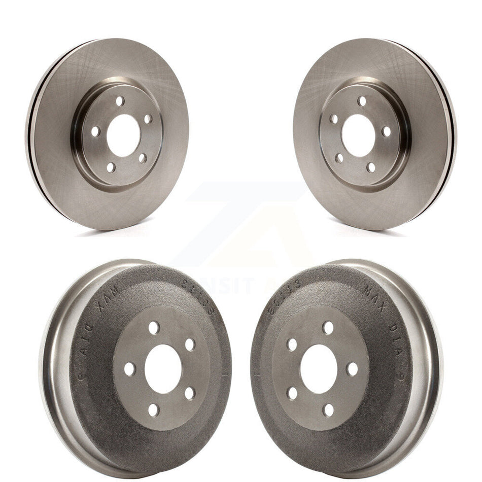 Front Rear Disc Brake Rotors Drums Kit For Chrysler PT Cruiser Turbocharged K8-102017