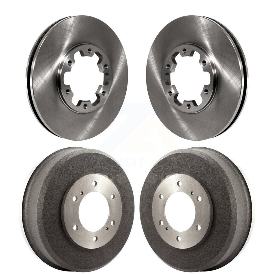 Front Rear Disc Brake Rotors Drums Kit For Nissan Xterra Frontier K8-102018
