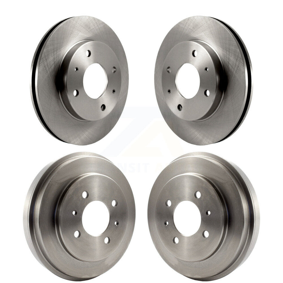 Front Rear Disc Brake Rotors Drums Kit For Mitsubishi Lancer K8-102020