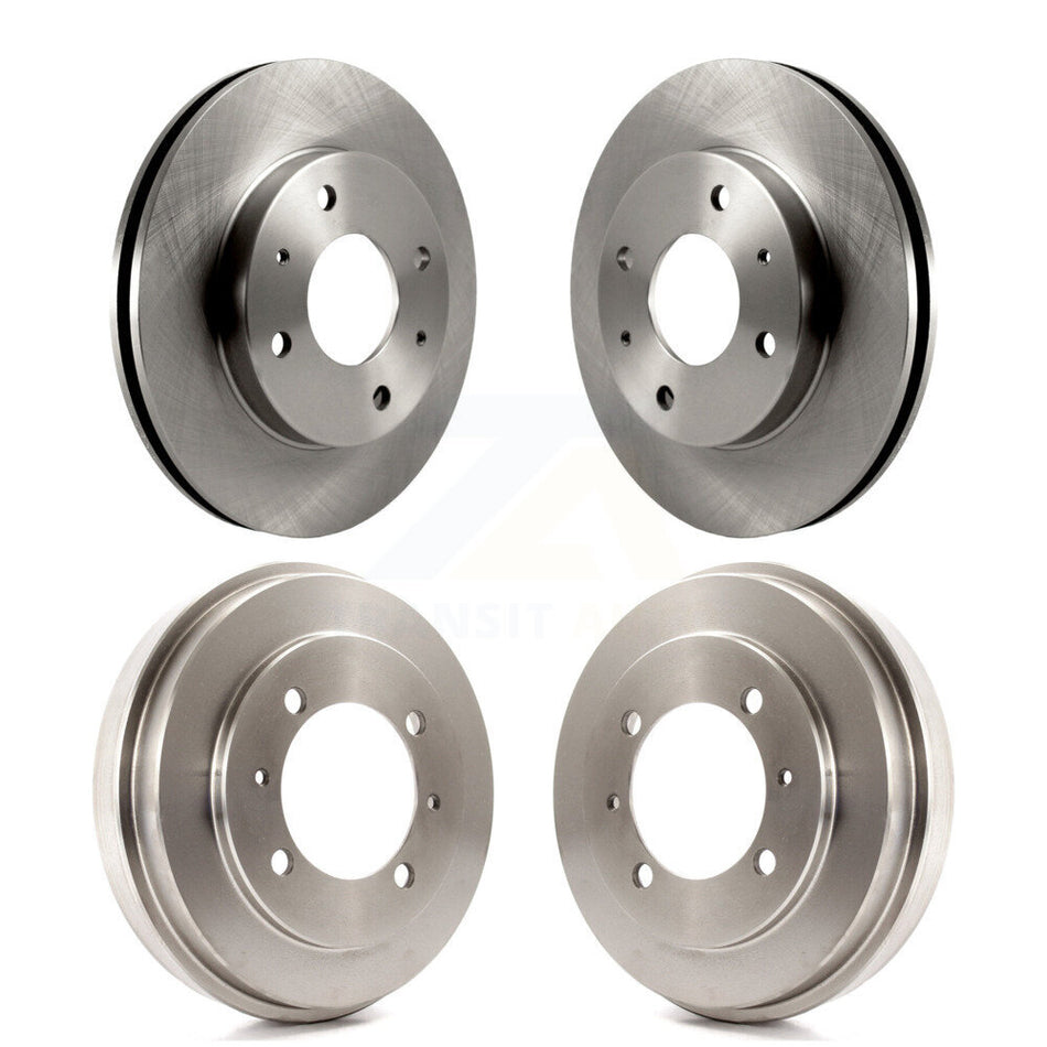 Front Rear Disc Brake Rotors Drums Kit For Mitsubishi Lancer K8-102022