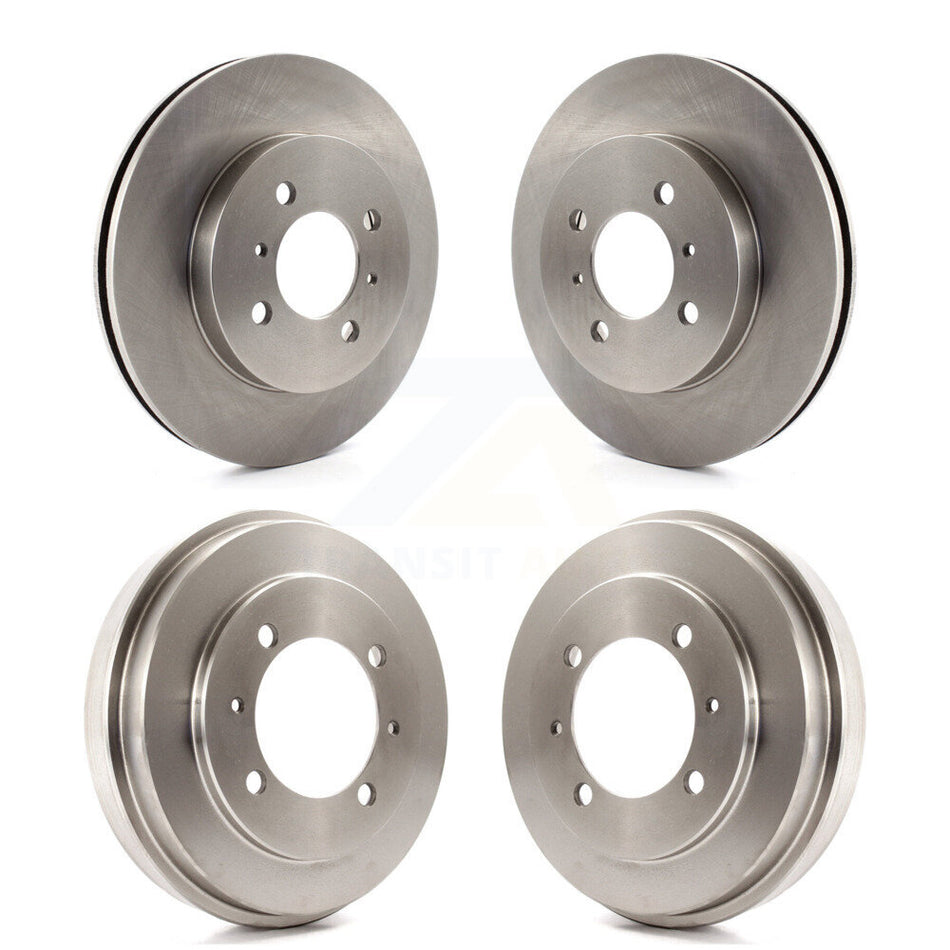 Front Rear Disc Brake Rotors Drums Kit For Mitsubishi Lancer ES K8-102023