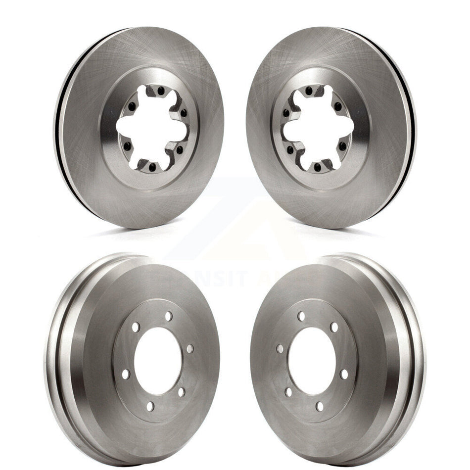 Front Rear Disc Brake Rotors Drums Kit For 2009-2012 Chevrolet Colorado GMC Canyon K8-102031