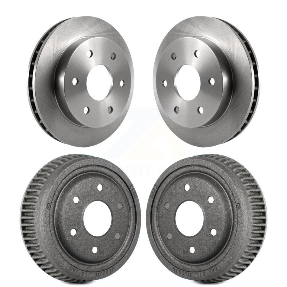 Front Rear Disc Brake Rotors Drums Kit For Chevrolet K1500 GMC Tahoe Yukon Blazer K8-102036