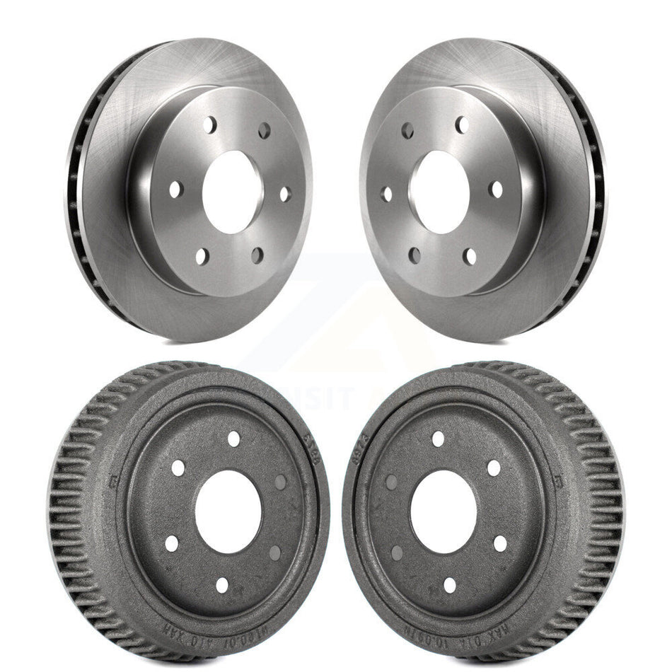 Front Rear Disc Brake Rotors Drums Kit For Chevrolet K1500 GMC Tahoe Yukon Blazer K8-102036
