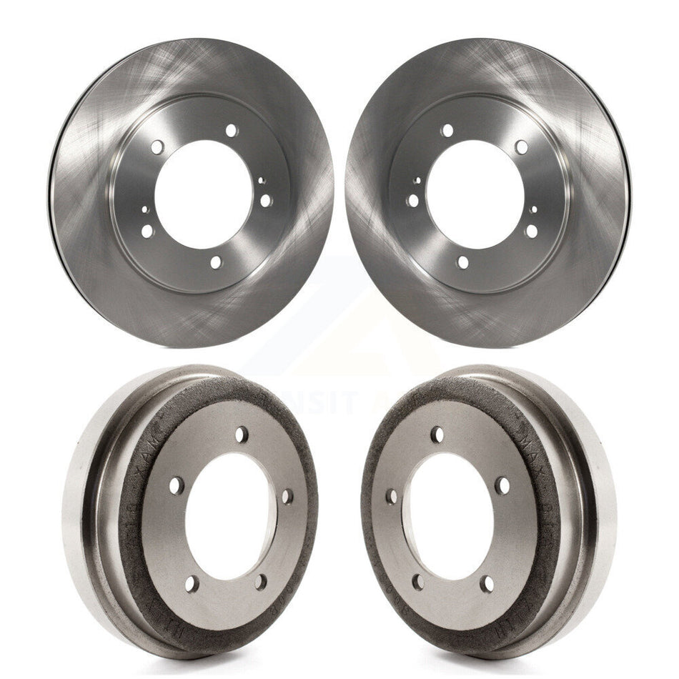 Front Rear Disc Brake Rotors Drums Kit For Suzuki Grand Vitara K8-102043