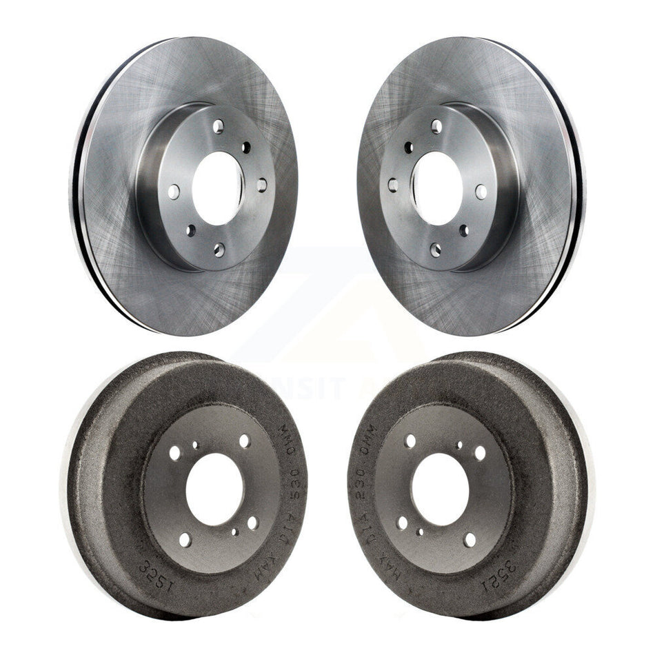 Front Rear Disc Brake Rotors Drums Kit For Nissan Altima K8-102056