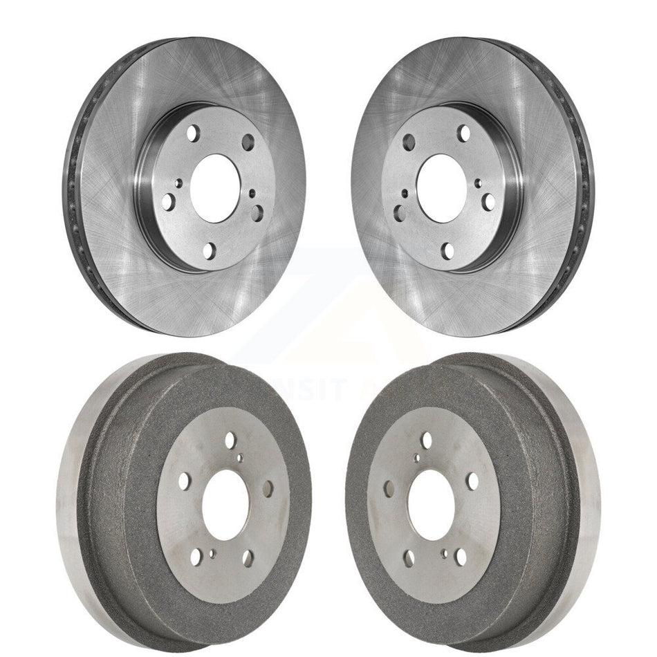 Front Rear Disc Brake Rotors Drums Kit For Toyota Camry Solara K8-102076