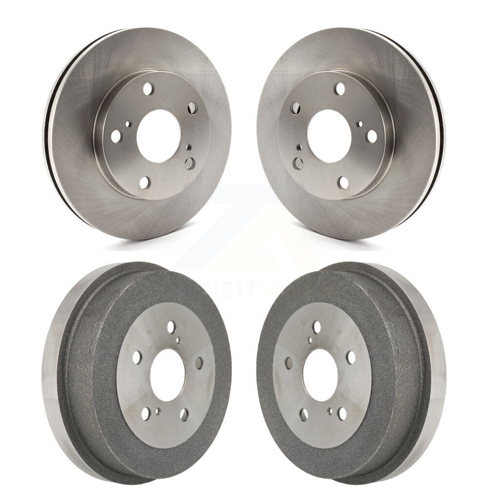 Front Rear Disc Brake Rotors Drums Kit For Toyota Camry 2.2L K8-102078