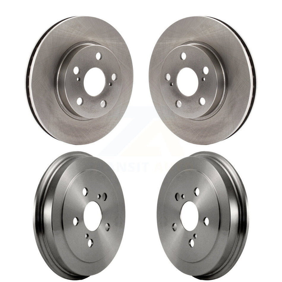 Front Rear Disc Brake Rotors Drums Kit For 2000-2001 Toyota Celica GT K8-102082