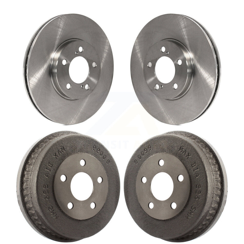 Front Rear Disc Brake Rotors Drums Kit For Ford Taurus Mercury Sable K8-102085