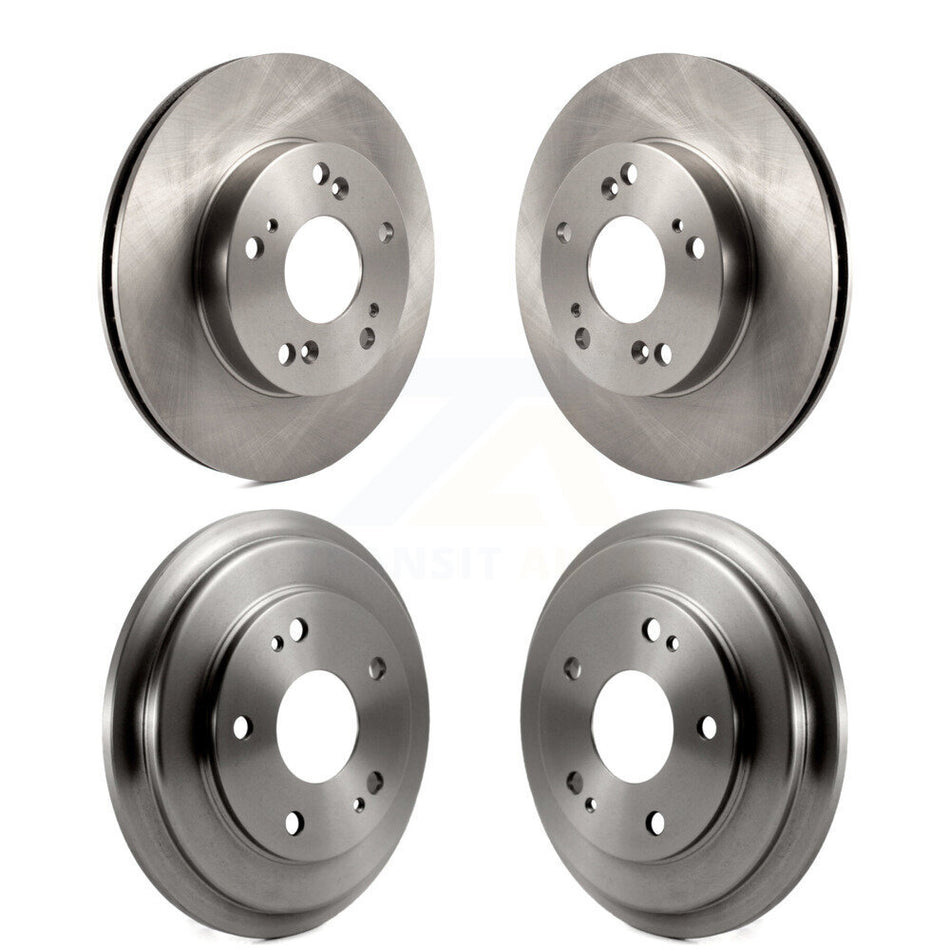 Front Rear Disc Brake Rotors Drums Kit For Honda Civic K8-102091