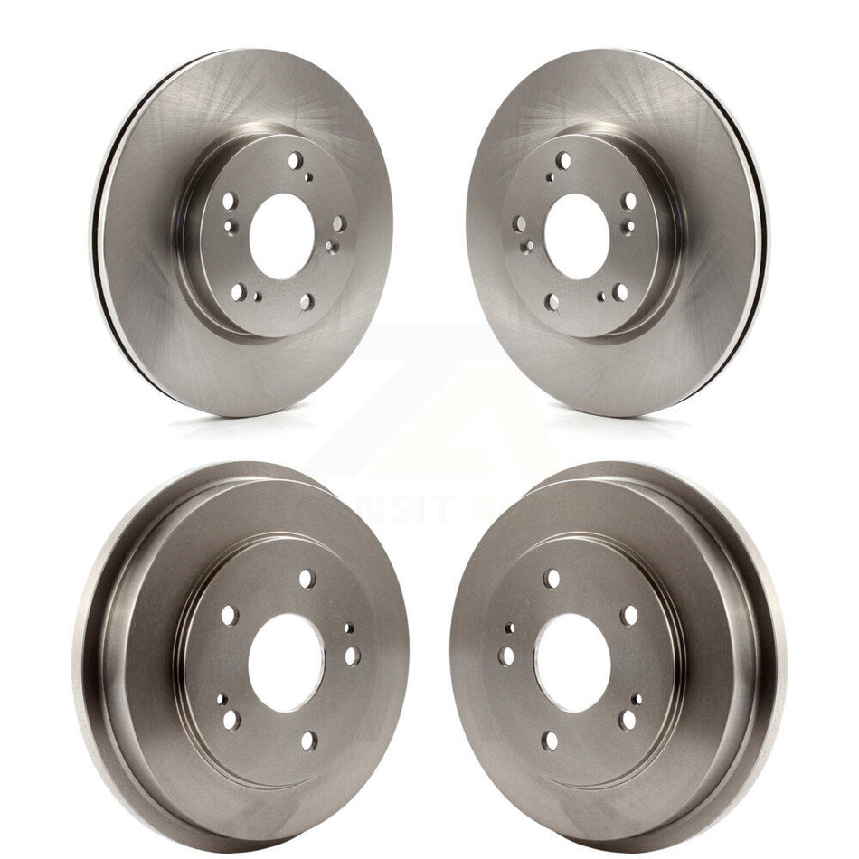 Front Rear Disc Brake Rotors Drums Kit For Honda Civic K8-102094
