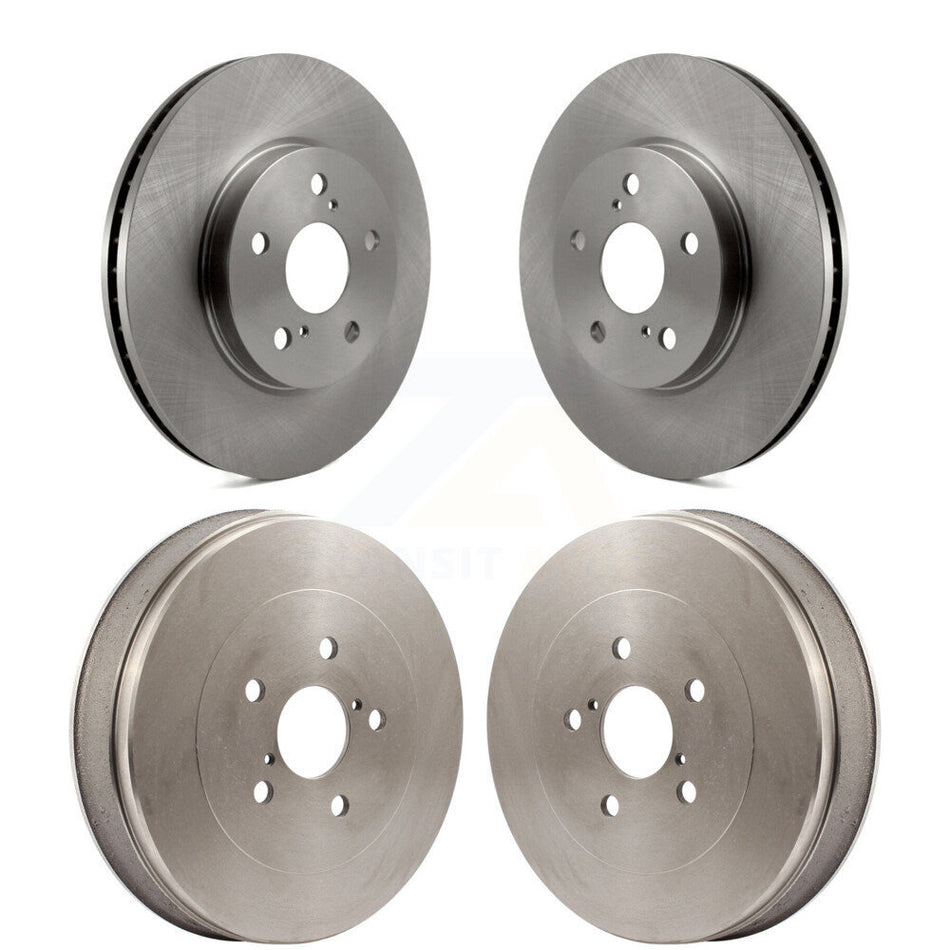 Front Rear Disc Brake Rotors Drums Kit For 2004-2010 Toyota Sienna K8-102106