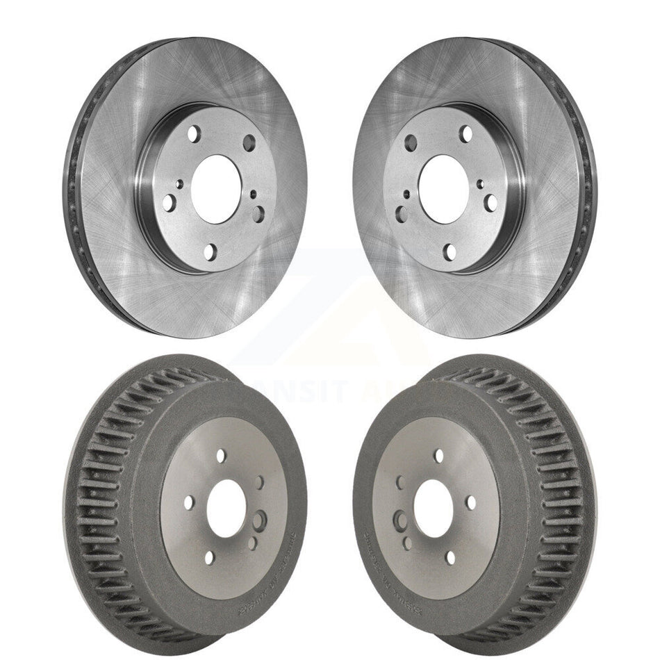 Front Rear Disc Brake Rotors Drums Kit For 1998-2003 Toyota Sienna K8-102129