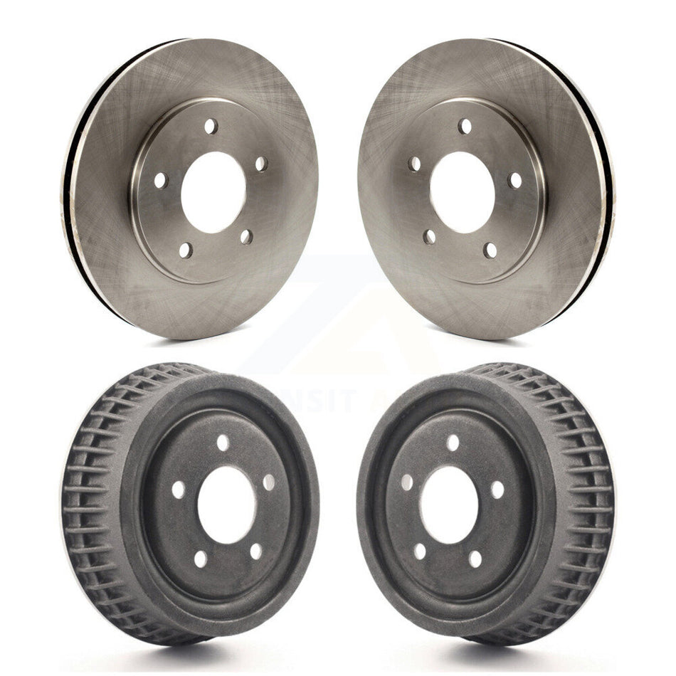 Front Rear Disc Brake Rotors Drums Kit For 1995-1995 Chevrolet Lumina Monte Carlo With 10-1/2" Diameter Rotor Drum rear brakes K8-102137