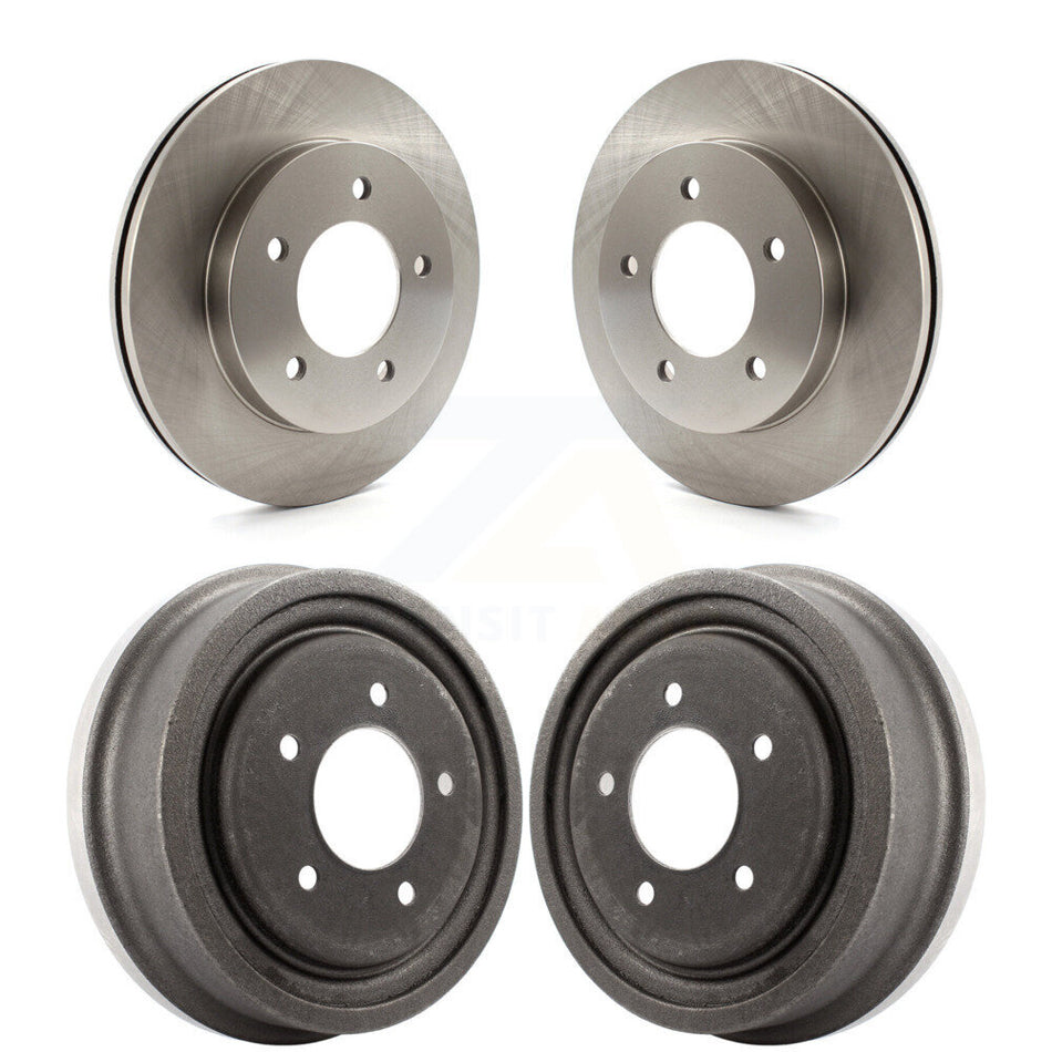 Front Rear Disc Brake Rotors Drums Kit For Ford F-150 4WD K8-102142