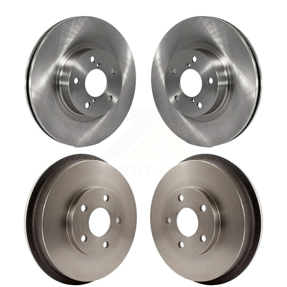 Front Rear Disc Brake Rotors Drums Kit For Subaru Forester Impreza K8-102154