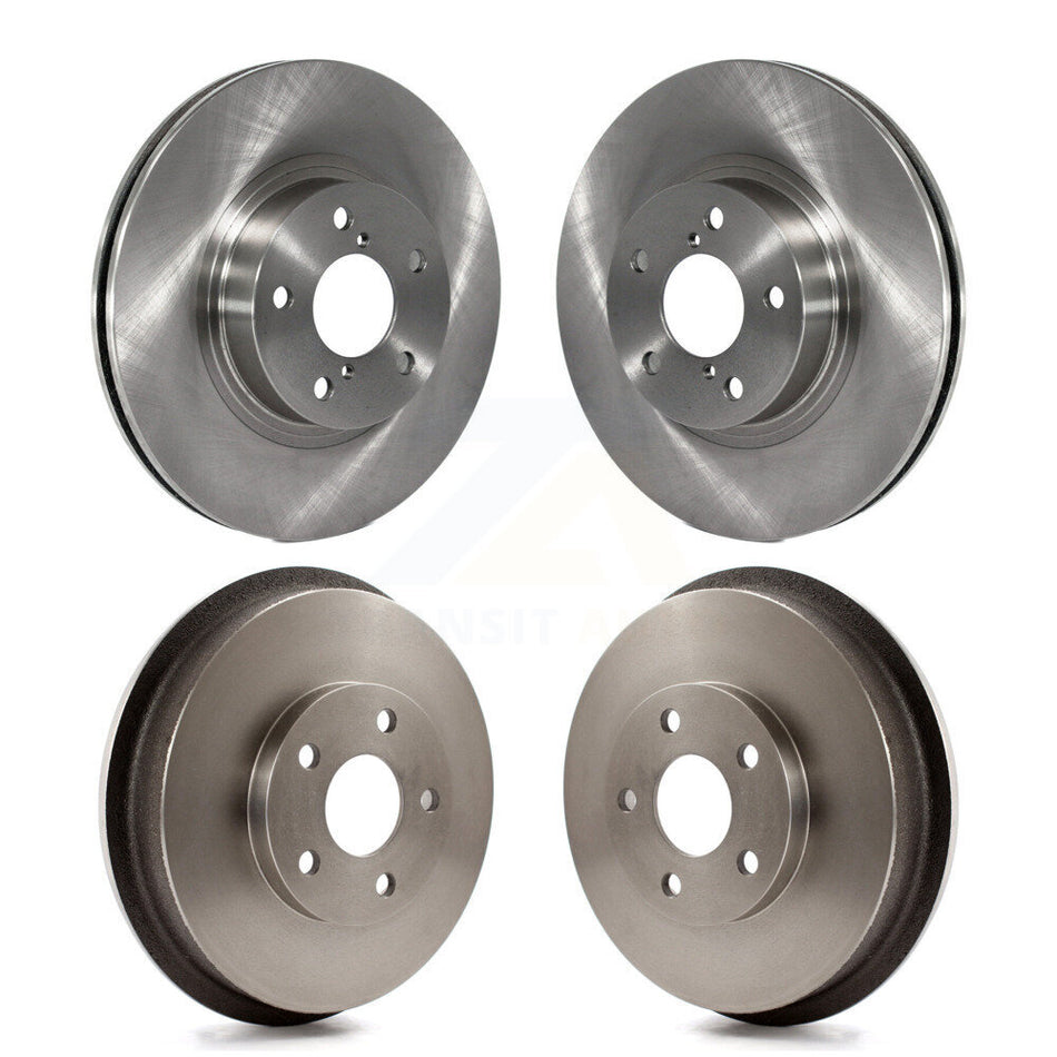 Front Rear Disc Brake Rotors Drums Kit For Subaru Forester Impreza K8-102154