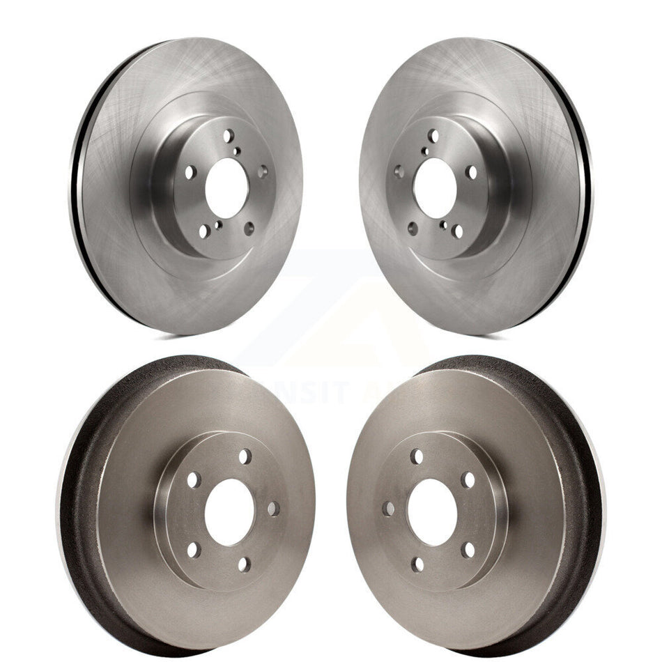 Front Rear Disc Brake Rotors Drums Kit For Subaru Forester Impreza K8-102155