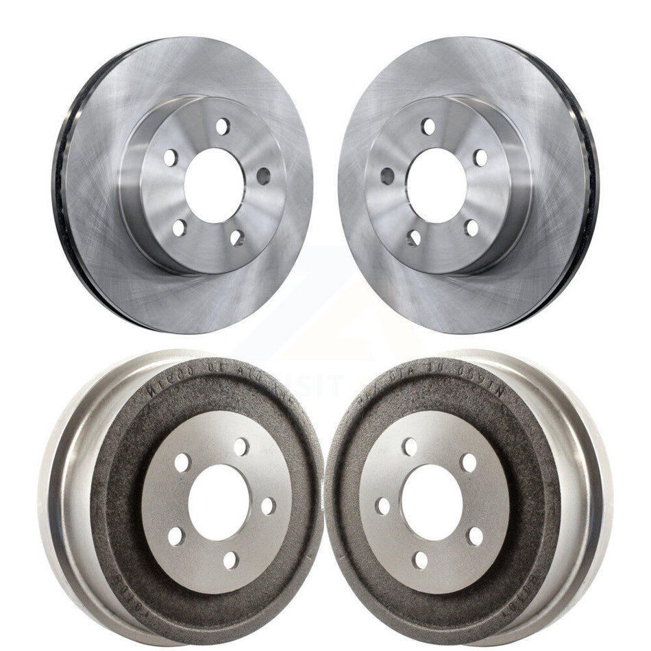 Front Rear Disc Brake Rotors Drums Kit For 2002 Jeep Liberty K8-102157