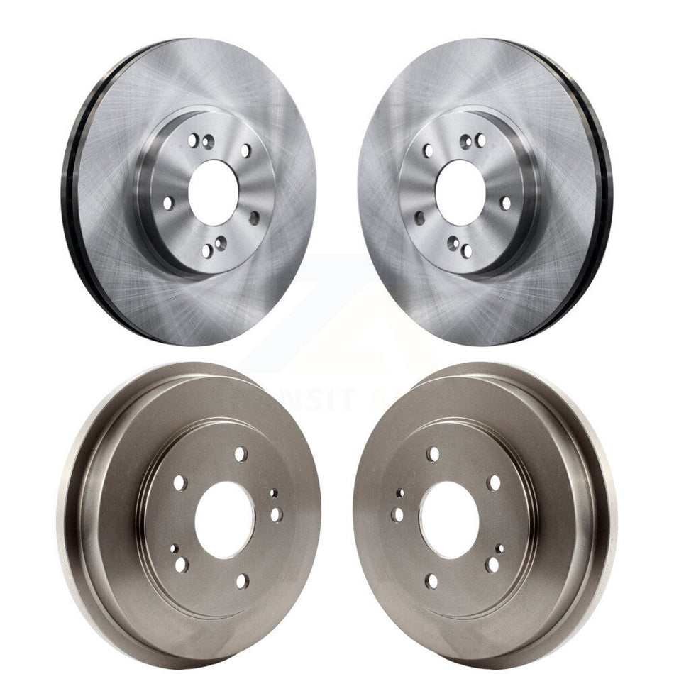 Front Rear Disc Brake Rotors Drums Kit For Honda Accord K8-102161