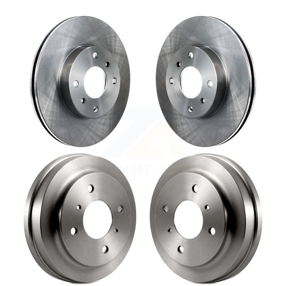 Front Rear Disc Brake Rotors Drums Kit For Nissan Sentra 2.0L K8-102170