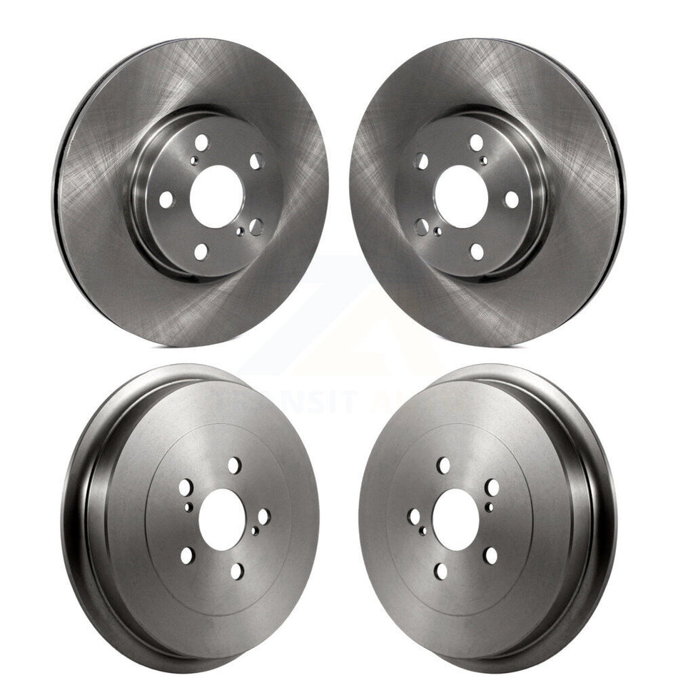 Front Rear Disc Brake Rotors Drums Kit For Toyota Corolla K8-102173