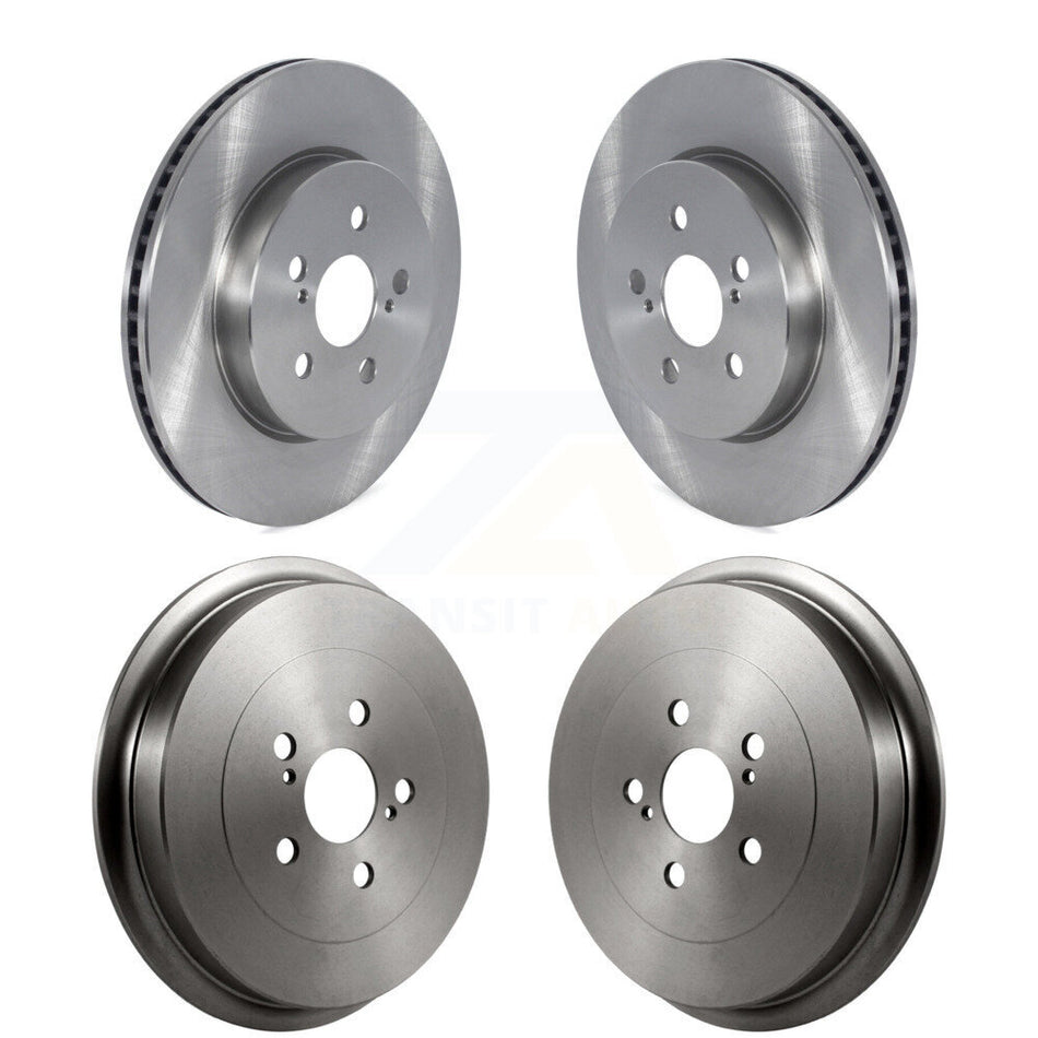 Front Rear Disc Brake Rotors Drums Kit For 2019 Toyota Corolla 2.0L K8-102174