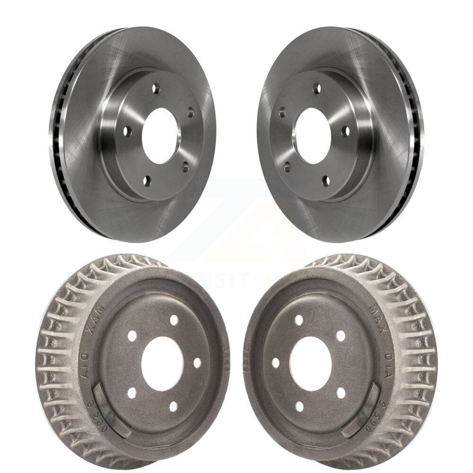 Front Rear Disc Brake Rotors Drums Kit For Chevrolet S10 Isuzu Hombre K8-102182