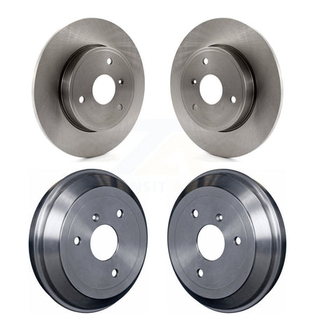 Front Rear Disc Brake Rotors Drums Kit For Smart Fortwo K8-102185