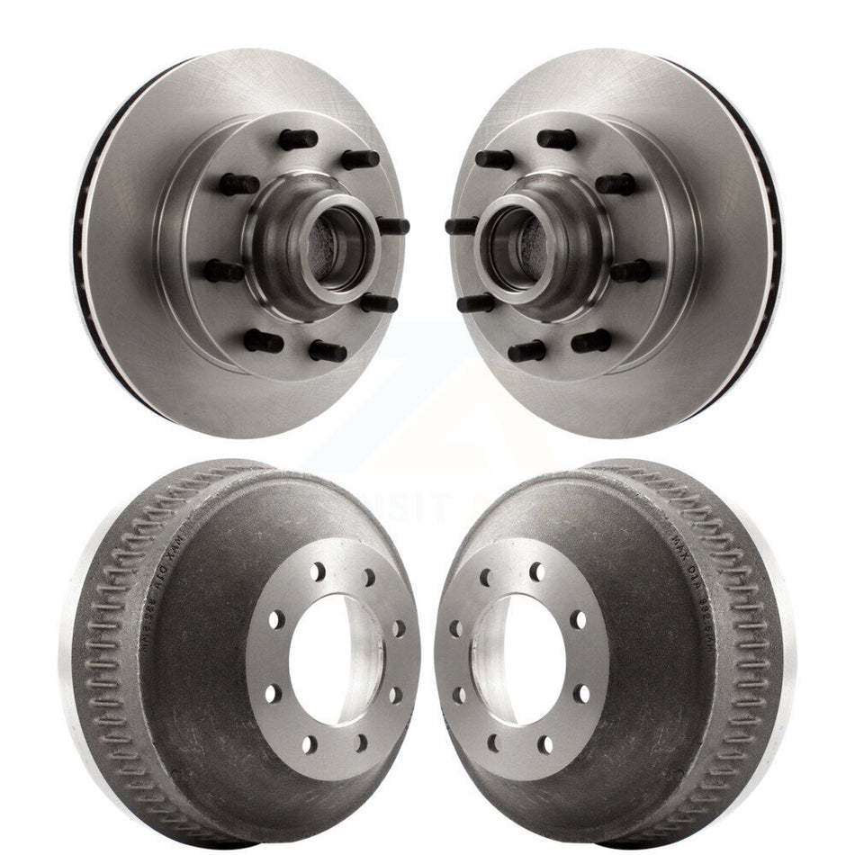 Front Rear Disc Brake Rotors Drums Kit For Chevrolet C2500 Express 2500 C1500 Suburban GMC G3500 K8-102198