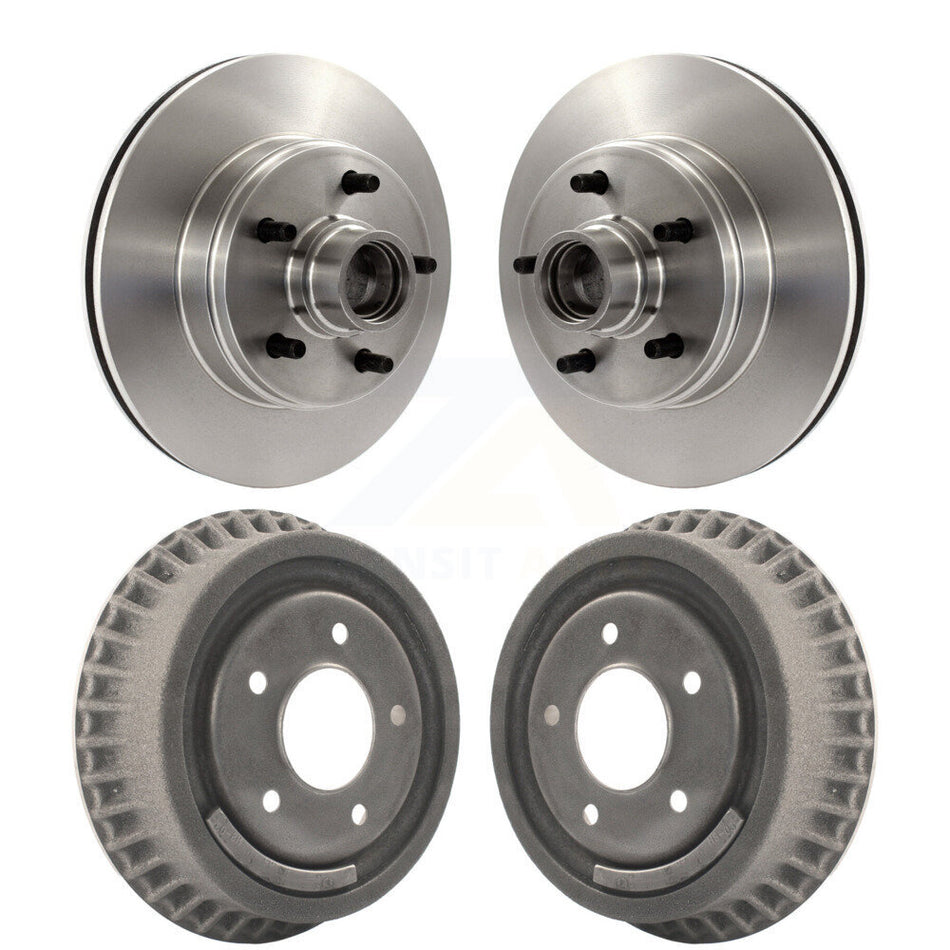 Front Rear Disc Brake Rotors Drums Kit For Chevrolet Astro GMC Safari K8-102199