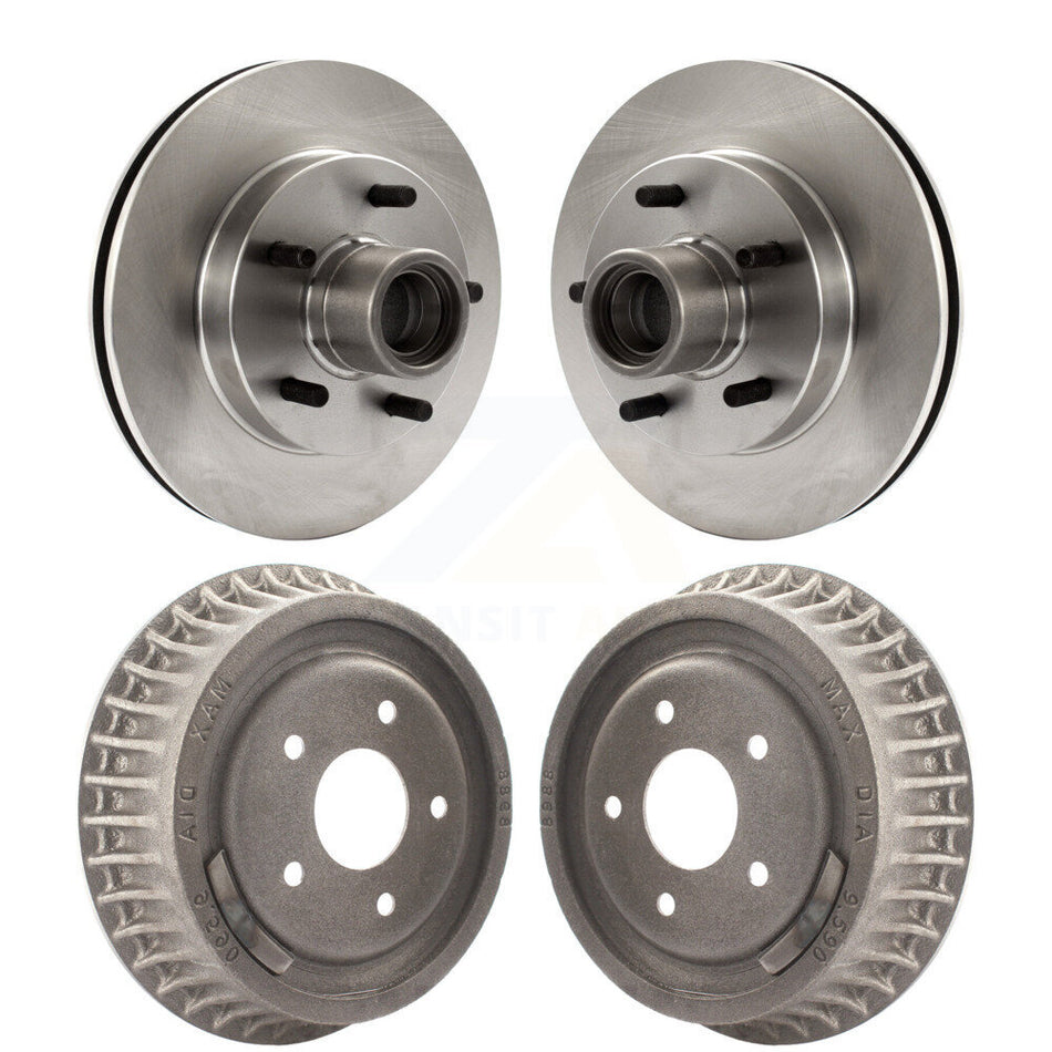 Front Rear Disc Brake Rotors Drums Kit For Chevrolet S10 GMC Sonoma Blazer Jimmy Isuzu Hombre K8-102201