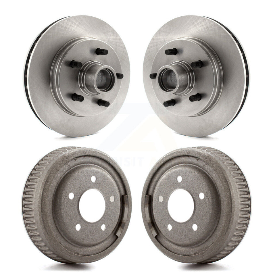 Front Rear Disc Brake Rotors Drums Kit For C1500 Chevrolet GMC K8-102219