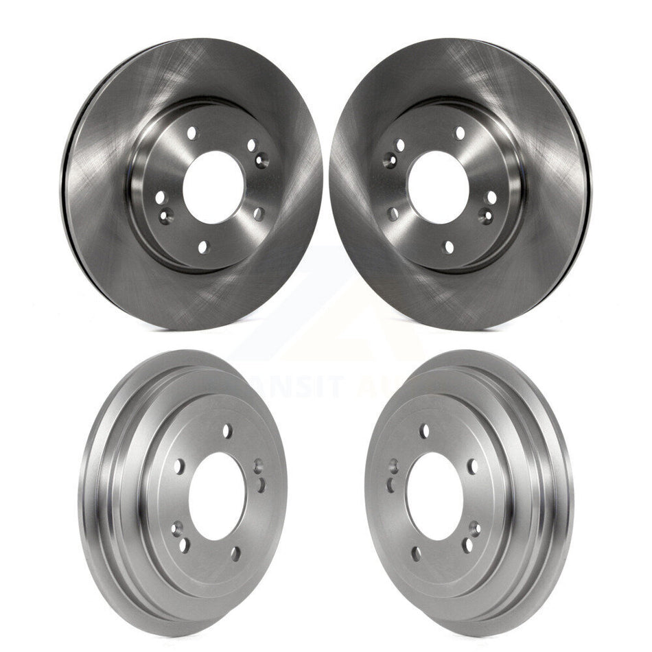 Front Rear Disc Brake Rotors Drums Kit For Hyundai Elantra Venue K8-102230